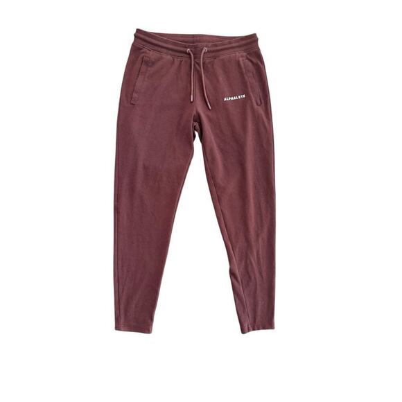 Alphalete Athletics Pants - Alphalete Athletics Women's Brown Drawstring Piling Sweatpants Size Medium